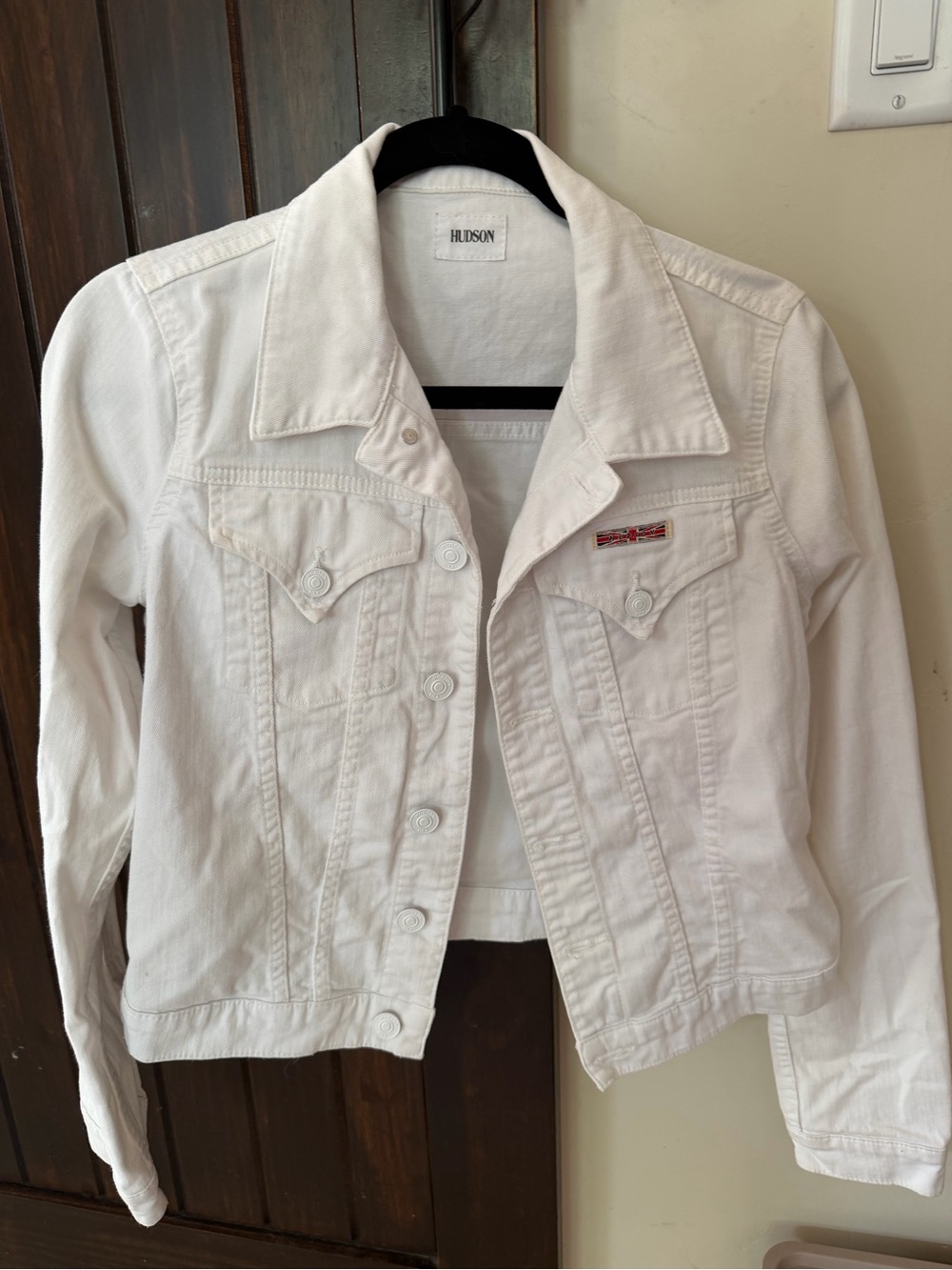 Hudson Jeans White Denim Jacket
